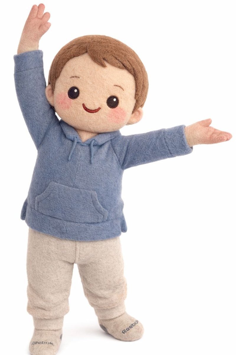 Leo's doll — next on the sewing table